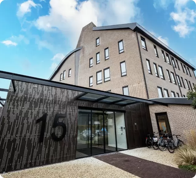 Onze kliniek 1 Pand De Kliniek Voor Kaakchirurgie Buitenkant