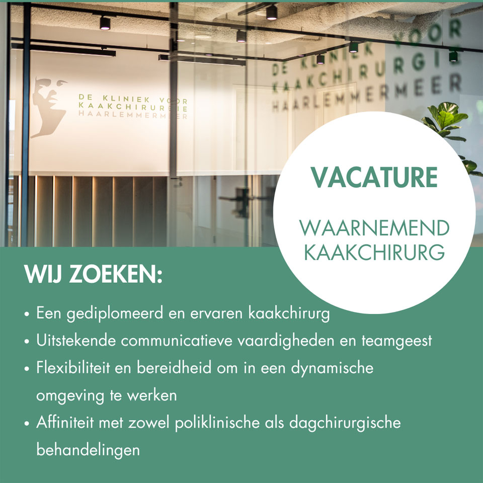 Vacature Waarnemend Kaakchirurg De Kliniek Voor Kaakchirurgie